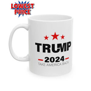 Trump 2024 Take America Back - Ceramic Mug (White, 11oz)
